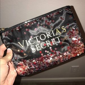 VS sequin wristlet